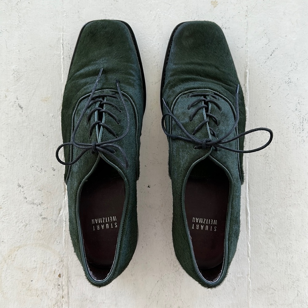 Stuart Weitzman Green Pony
Hair Tribecca Oxfords 8
